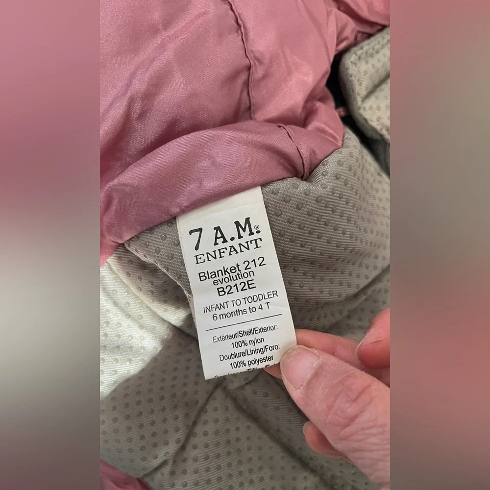 7AM blanket 212 evolution - pink